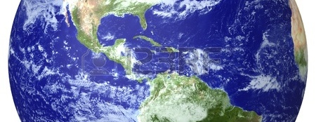 12464077-earth-globe-cloud-map-side-of-the-north-and-south-america